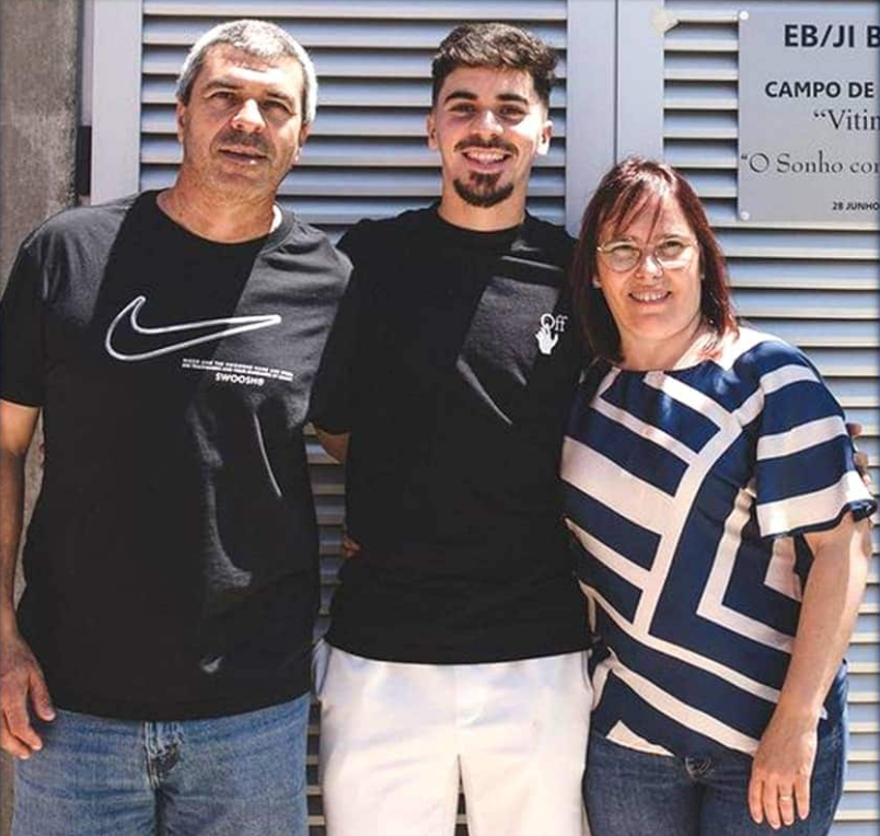 Vitinha e sua família